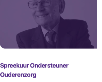 Opleiding Spreekuur Ondersteuner Ouderenzorg